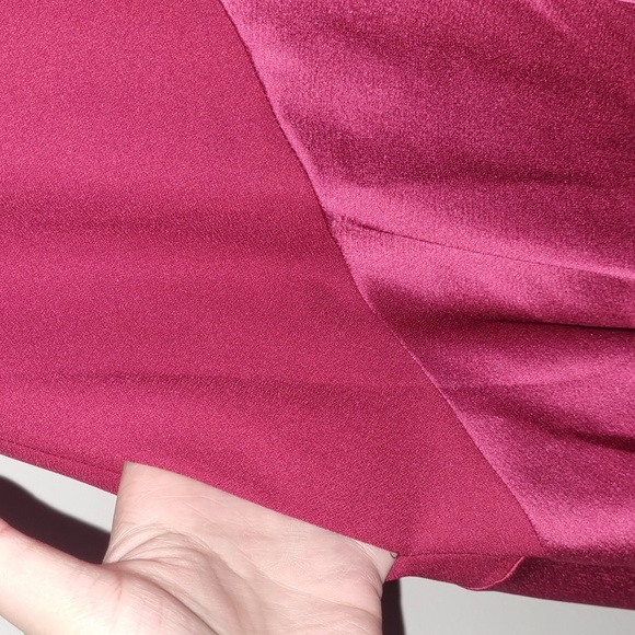 Y-A-S, yasvinchy dress, deep pink, has pockets, capped sleeve BNWOT, size 8 - Picture 5 of 11